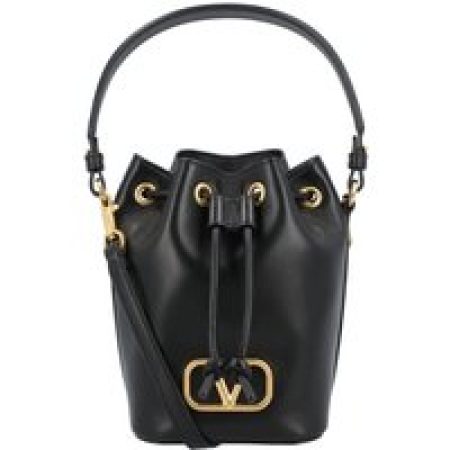 Valentino Garavani Bucket bags - "V Logo" Mini Bucket Bag in zwart