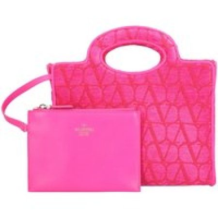 Valentino Garavani Hobo bags - Vlogo Monogram The Third Open-Top Shoulder Bag in roze