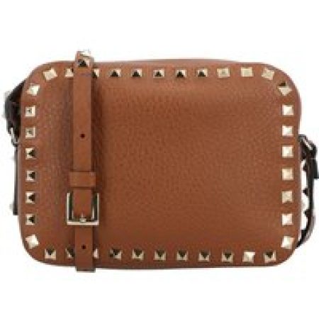 Valentino Garavani Hobo bags - Rockstud Shoulder Bag in bruin