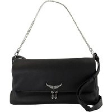 Zadig & Voltaire Hobo bags - Rocky Xl Crossbody - Leather - Black in zwart