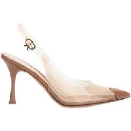 Gianvito Rossi Hoge hakken - Diana 85 In Pvc Pumps Slingback in beige