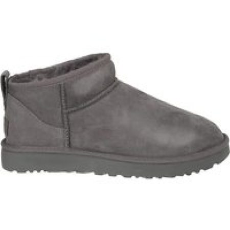 UGG Boots - Grey Suede Ankle Boots With Padded Collar in grijs