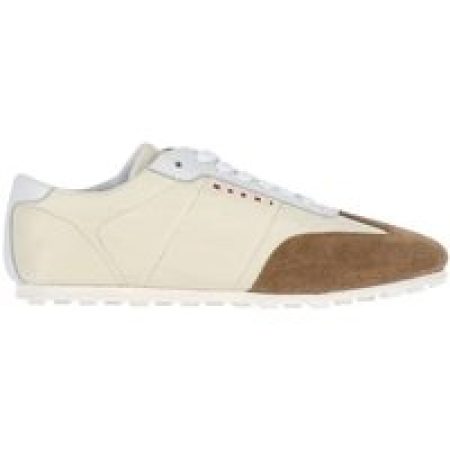 Marni Low-Top Sneakers - White Sneakers With Suede Accents in wit