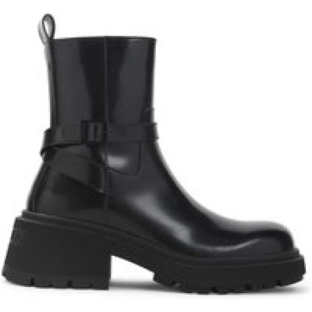 Jimmy Choo Sandalen - Polished Leather Ankle Boots in zwart