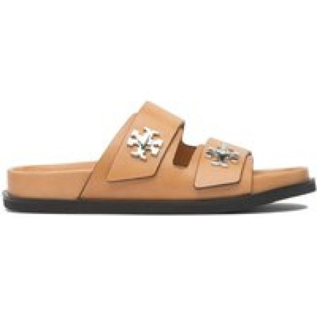 Tory Burch Sandalen - Bovine Leather Sandals With Minimalist Silhouette in oranje