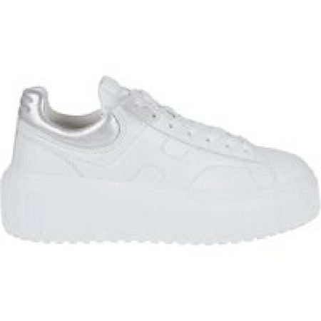 Hogan Low-Top Sneakers - Nappa Leather H-Stripes Sneakers in wit