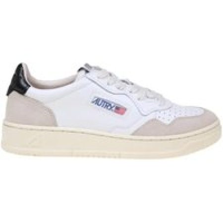 Autry Low-Top Sneakers - Sneakers In Black And White Leather And Suede in wit