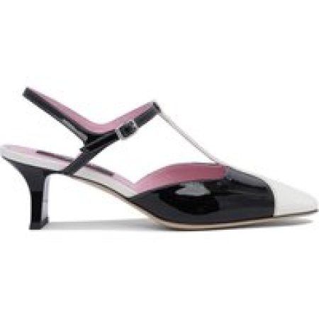 Carel Paris Sandalen - Pointed Toe Calf Leather Sandals in zwart