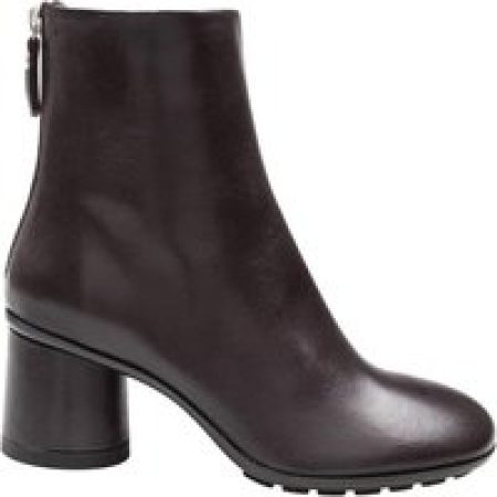 Agl Boots - Softy Curvy Leather Ankle Boots in zwart