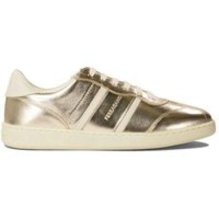 Salvatore Ferragamo Low-Top Sneakers - Achille Sneakers in goud