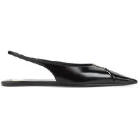 - Nappa Leather Ballerinas in zwart