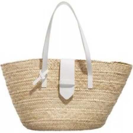 Espadrij l’originale Shoppers - Palm Basket Luxe Buckle in beige