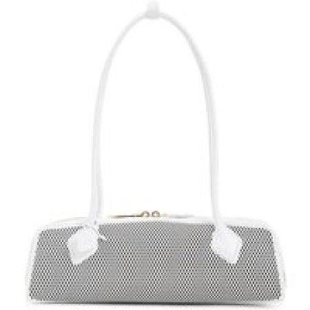 Alaia Hobo bags - Shoulder Bag With Distinctive Mesh Overlay in grijs