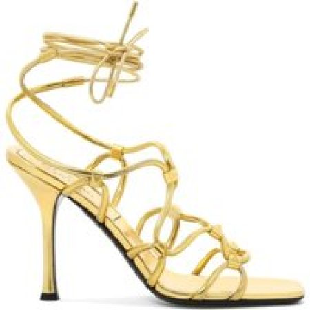 Valentino Garavani Sandalen - Strappy Leather Sandals in goud