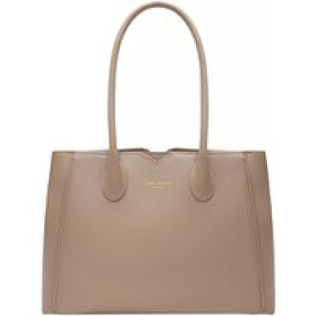 Isabel Bernard Aktetas - Honoré Cloe Taupe Calfskin Leather Handbag in beige