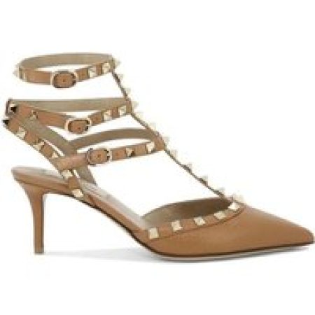 Valentino Garavani Hoge hakken - Rockstud Pumps in bruin