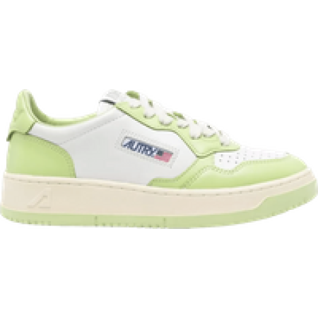 Autry International Sneakers - Medalist Low Women (weiß/grün) in groen