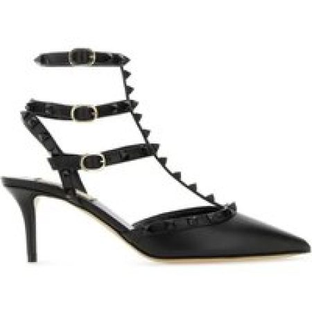 Valentino Garavani Hoge hakken - Patent Rockstud Pumps in zwart