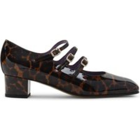 Carel Paris Hoge hakken - Leopard Patent Leather Mary Jane Pumps in meerkleurig