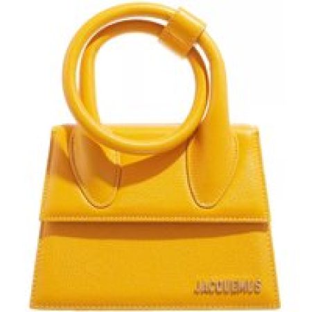 Jacquemus Satchels - Top Handle Leather Bag in oranje