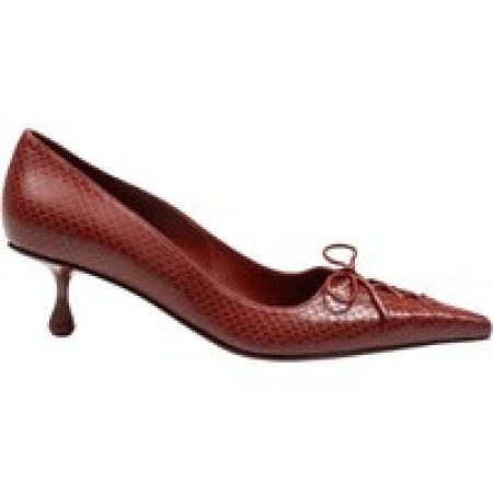 Jimmy Choo Hoge hakken - Scarlett 50 Pumps In Leather in rood