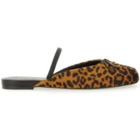 Stuart Weitzman Slippers & Mules - Multicolor Mèdaillon Top in bruin