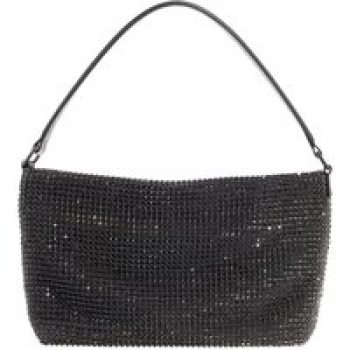 self-portrait Hobo bags - Diamante Medium Hobo Bag in zwart