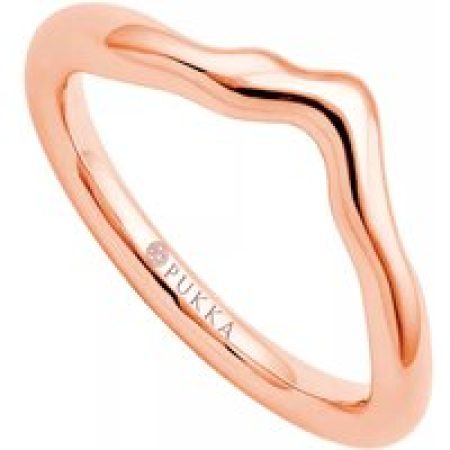 Pukka Berlin Ringen - Nimbus Metal Chevron Ring in quarz