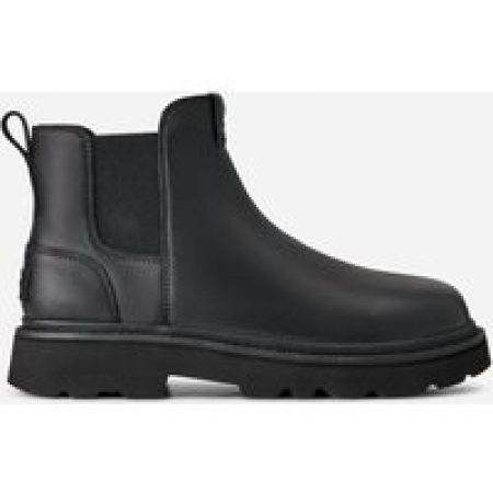 UGG® Chelsea Lug Leather-laars in Black