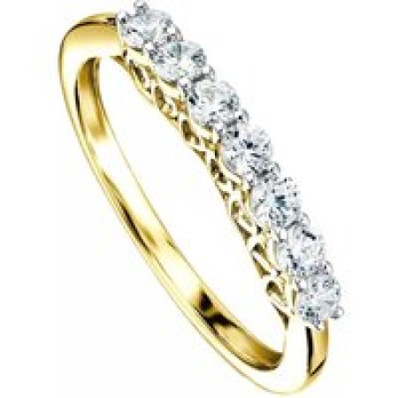 Created Brilliance Ringen - The Nora Lab Grown Diamond Ring in gold