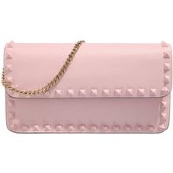 Valentino Garavani Shoppers - Pouch Rockstud in poeder roze