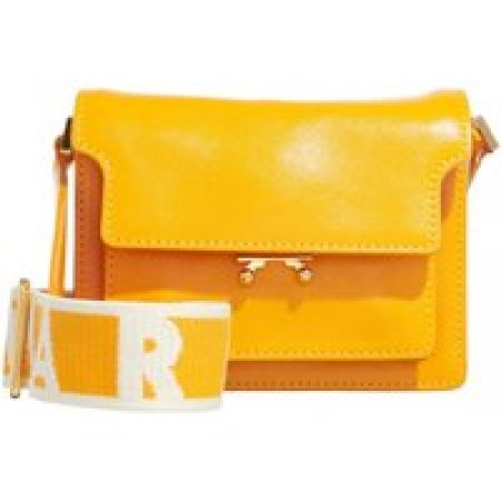 Marni Crossbody bags - Trunk Soft Mini in oranje