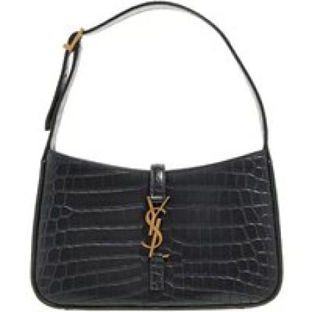 Saint Laurent Hobo bags - Le 5 à 7 In Crocodile-Embossed Shiny Leather in zwart