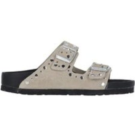 Birkenstock Sandalen - "Arizona Rivet" Studded Sandals – Taupe in grijs