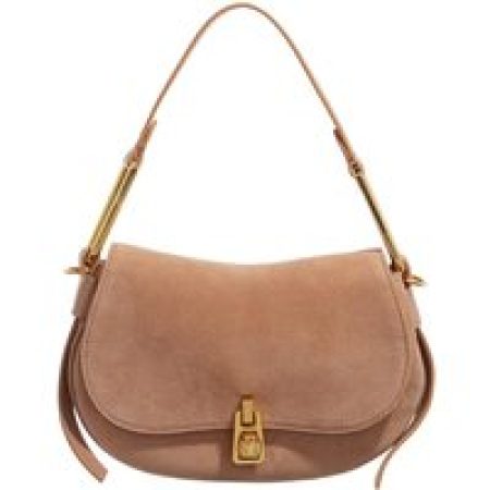 Coccinelle Hobo bags - Coccinelle Magie Suede Bim in bruin