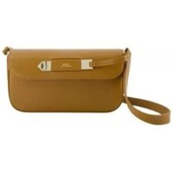 A.P.C. Shoppers - Charlotte Hobo Bag - Leather - Brown in bruin