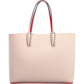 Christian Louboutin Shoppers - Cabata Shopping Bag Leather in poeder roze