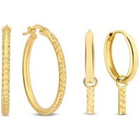 Isabel Bernard Oorbellen - Cadeau d´Isabel 585 Gold Geschenkset in gold