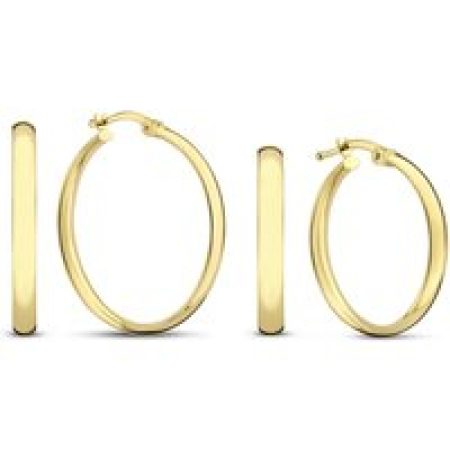 Isabel Bernard Oorbellen - Cadeau d'Isabel 585 Gold Geschenkset in gold