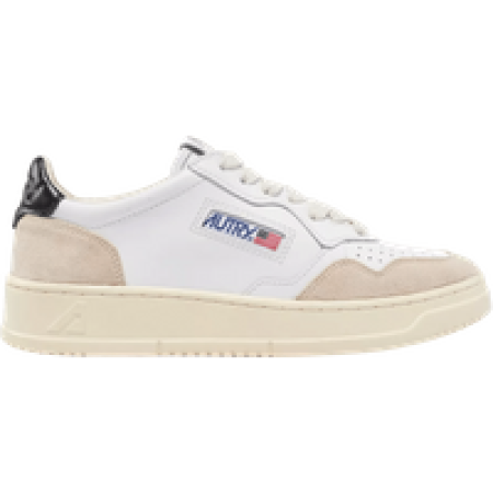 Autry International Sneakers - Sneakers Medalist Low Women (weiß/schwarz) in beige