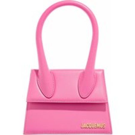 Jacquemus Totes - Le Chiquito Moyen Top Handle Bag Leather in roze