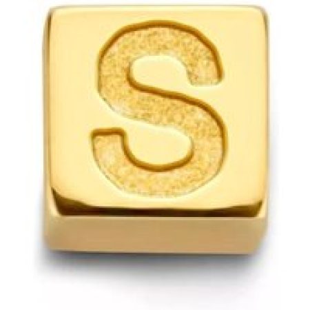 Isabel Bernard Charms - S Gold Le Carré Felie 14 Karat Cube Charm in gold