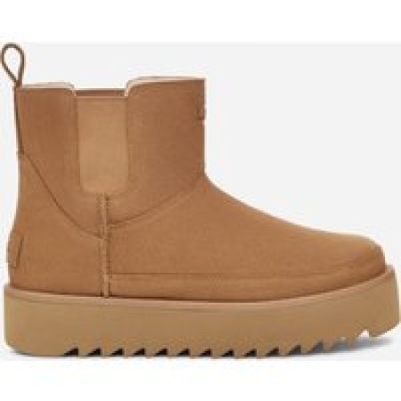 UGG® Classic Chelsea Platform Mini-laars voor dames  in Brown