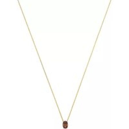 Isabel Bernard Kettingen - Baguette Brune 14 karat necklace in multi