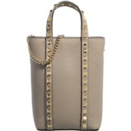 Valentino Garavani Pochettes - Rockstud Pouch in taupe