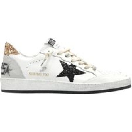 Golden Goose Low-Top Sneakers - Ball Star Leather Sneakers in wit
