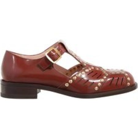 Bally Sandalen - Spiegel-W-Studs in bruin