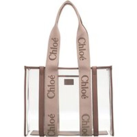 Chloé Shoppers & Totes - Woody Tote Bag in transparant