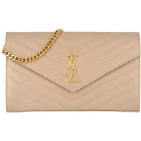 Saint Laurent Crossbody bags - Ysl Chain Wallet Monogram in beige