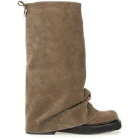 The Attico Boots - "Robin" Combat Boot in bruin